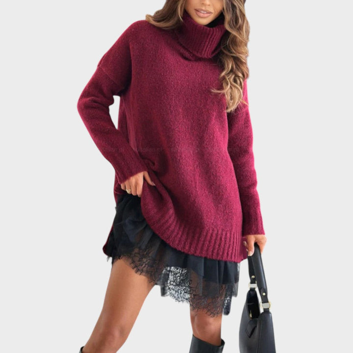 Linda - Strickoberteil und Kleid Set
