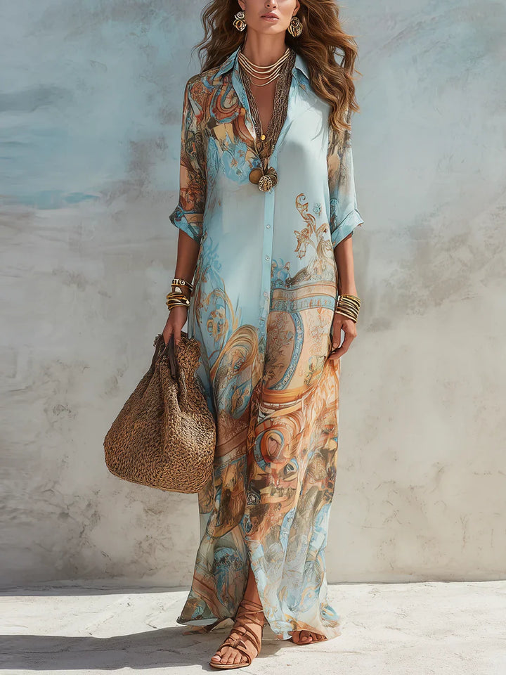 Sanny | Elegantes fließendes Sommerkleid