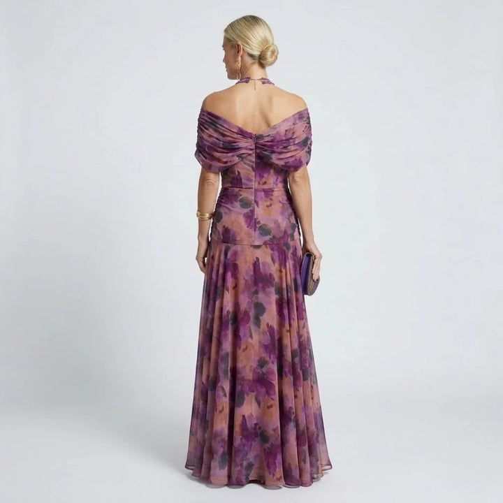 LouLou | Elegantes Maxikleid für festliche Anlässe mit V-Ausschnitt