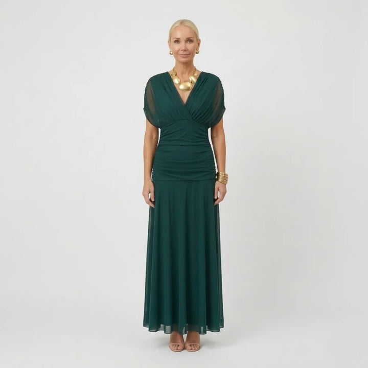 LouLou | Elegantes Maxikleid für festliche Anlässe mit V-Ausschnitt