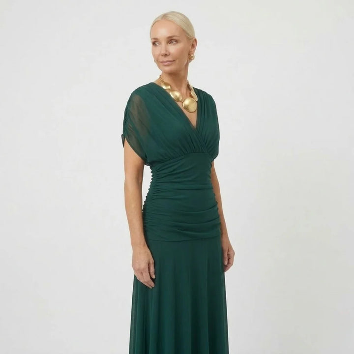 LouLou | Elegantes Maxikleid für festliche Anlässe mit V-Ausschnitt