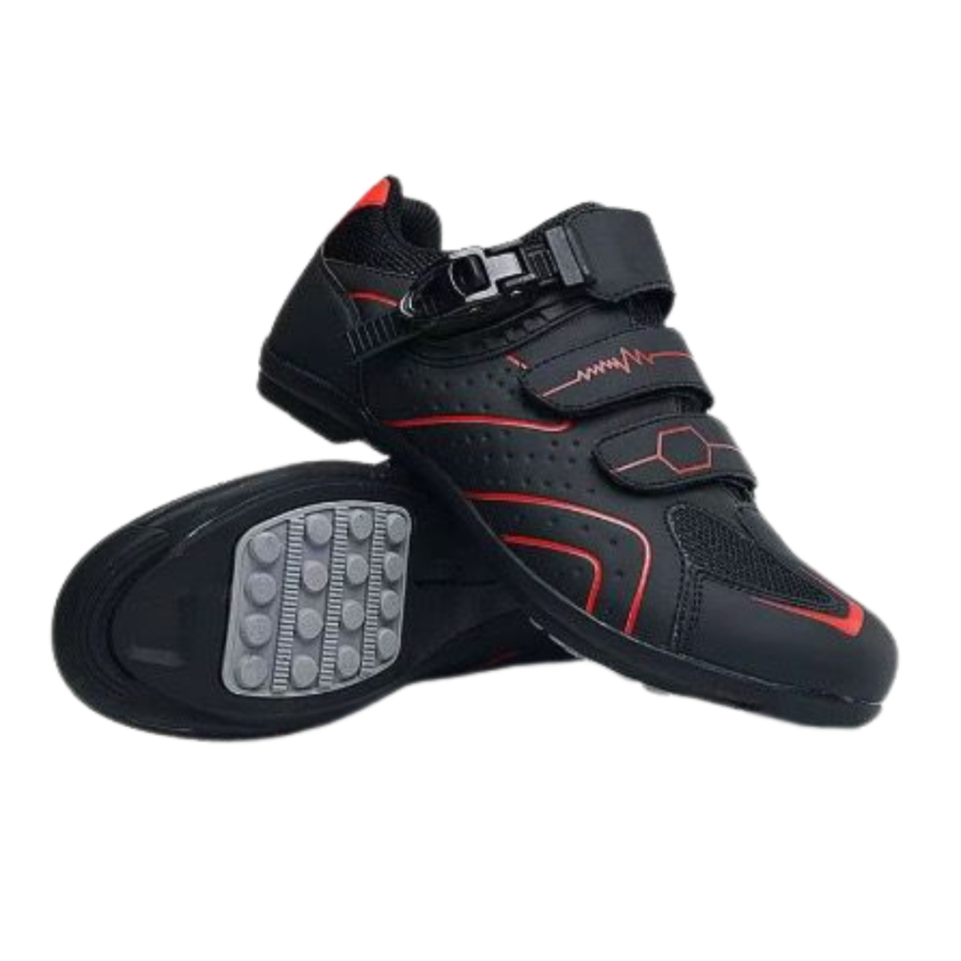 Unisex Fahrradschuhe mit Schnalle und Schnürsenkeln
