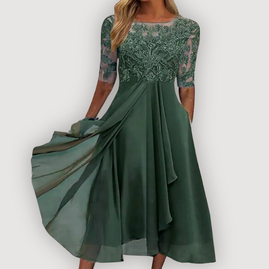 Paula | Elegant Chiffon Dress