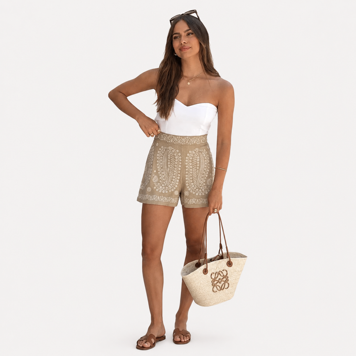 Maaike - Bohemian gehäkelte Shorts