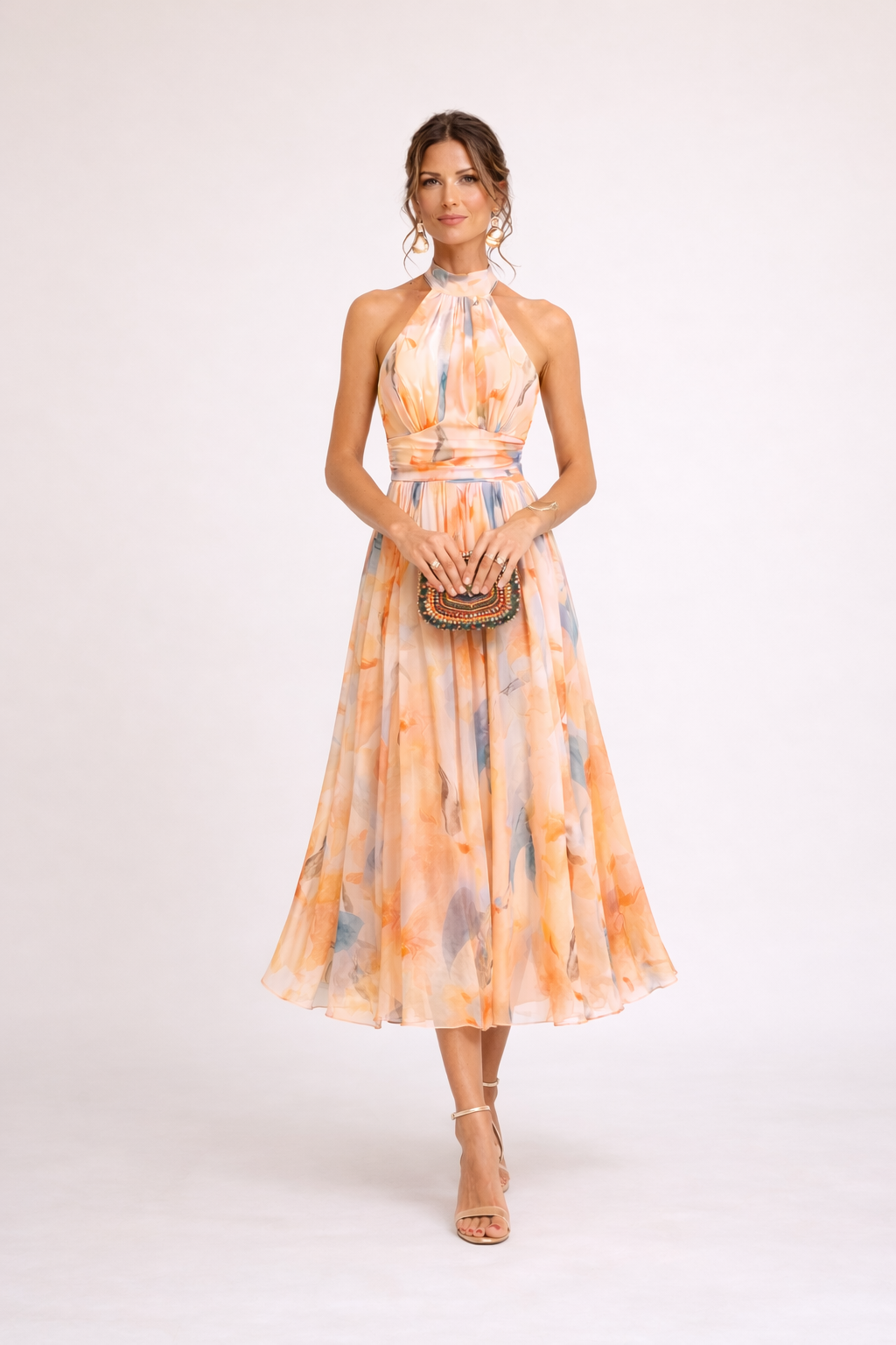 Tessi – Aquarell-Halterkleid