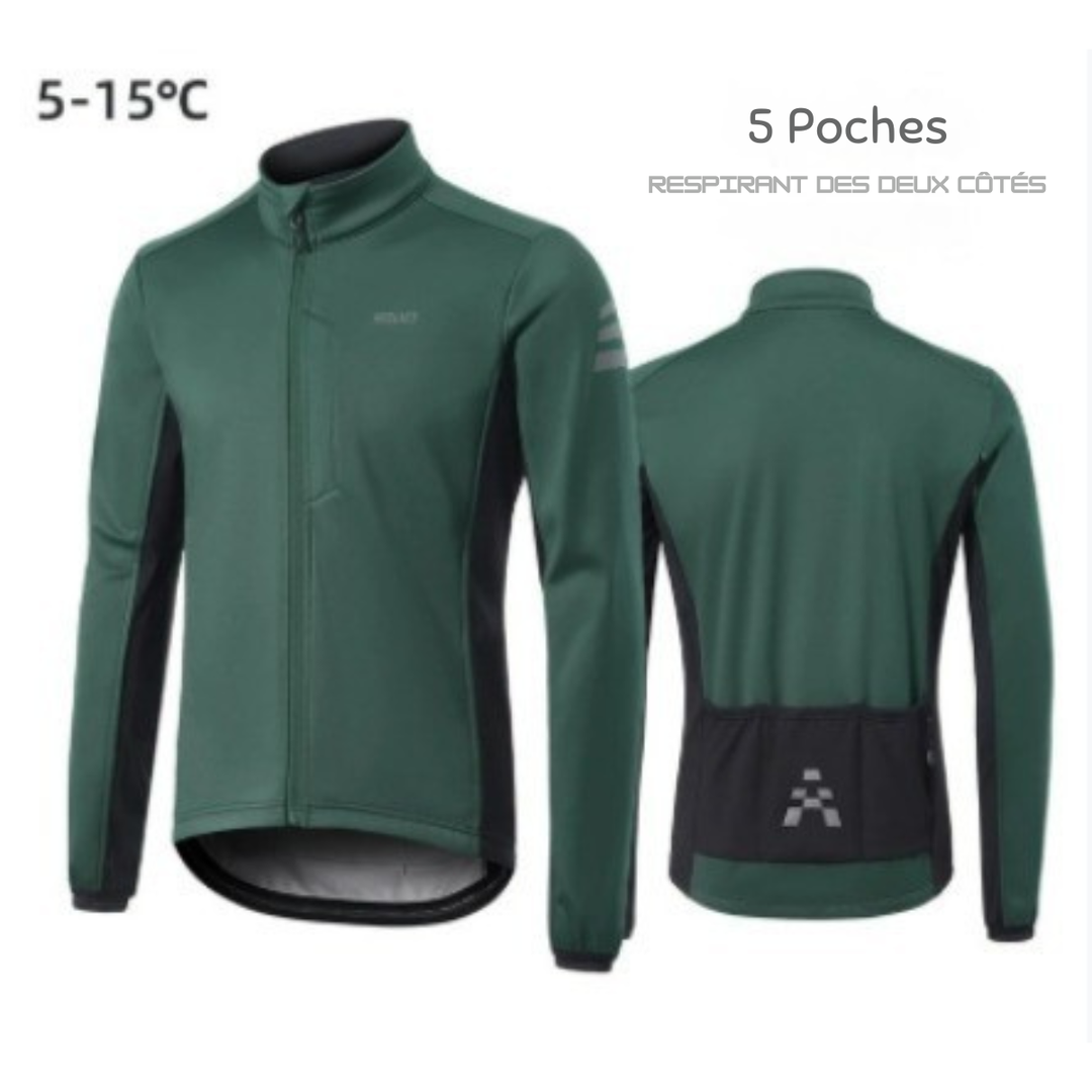 Winter-Radjacke | winddicht, warm und mit Fleece-Futter