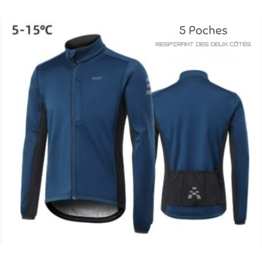 Winter-Radjacke | winddicht, warm und mit Fleece-Futter