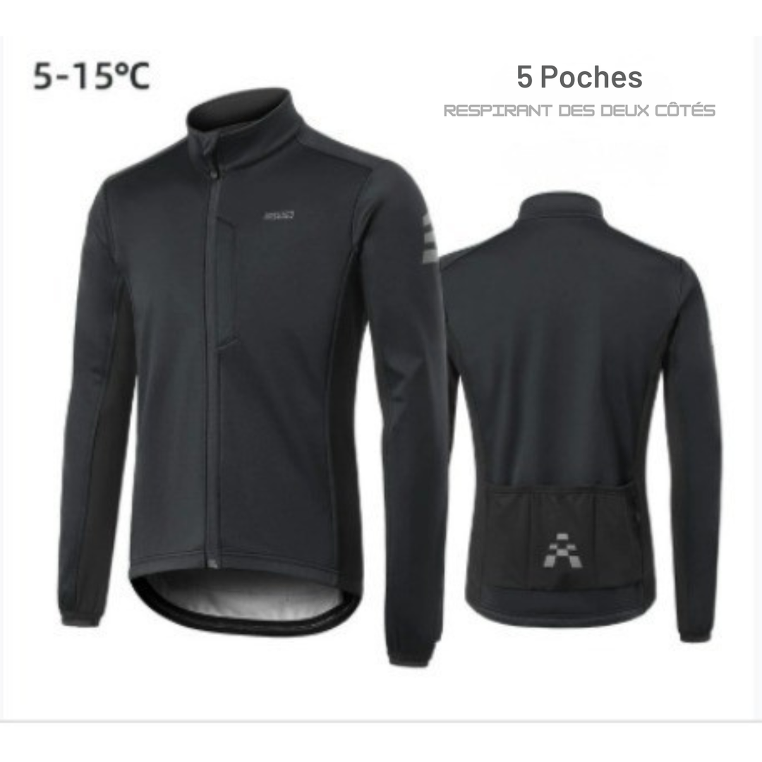 Winter-Radjacke | winddicht, warm und mit Fleece-Futter