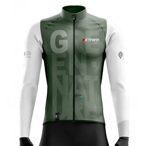 XTRIAT Herren Winter-Radtrikot | Fleece-Futter, warm und kältebeständig