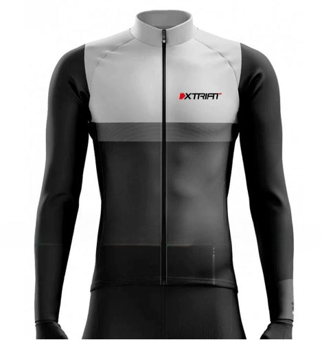 XTRIAT Herren Winter-Radtrikot | Fleece-Futter, warm und kältebeständig