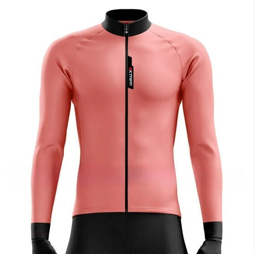 XTRIAT Herren Winter-Radtrikot | Fleece-Futter, warm und kältebeständig