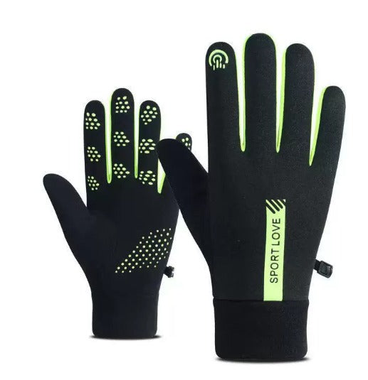 Fahrradhandschuhe für Herbst und Winter | Wasserdicht, winddicht und touchscreen-kompatibel