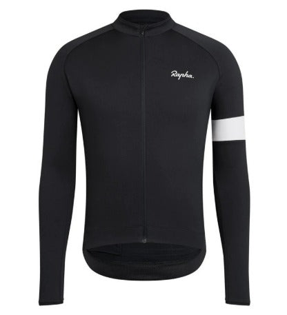 Unisex-Rapha-Trikot | Langarm mit Fleece-Futter für das Radfahren