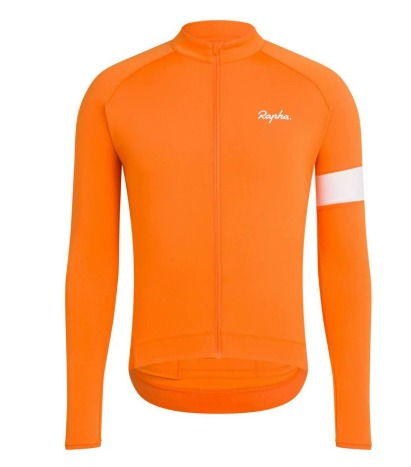 Unisex-Rapha-Trikot | Langarm mit Fleece-Futter für das Radfahren