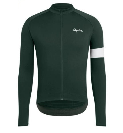 Unisex-Rapha-Trikot | Langarm mit Fleece-Futter für das Radfahren