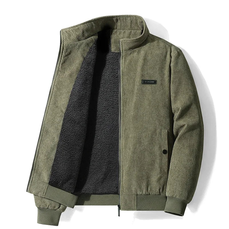 Davy | Cordjacke mit fleecefutter