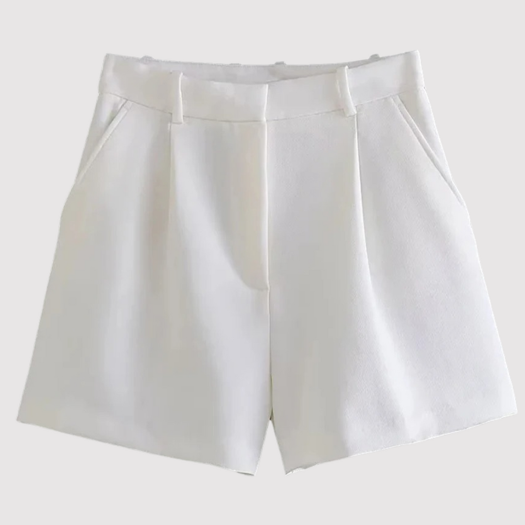 Charlotte - Luxe gefaltete Shorts