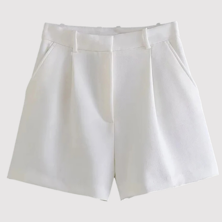 Charlotte - Luxe gefaltete Shorts