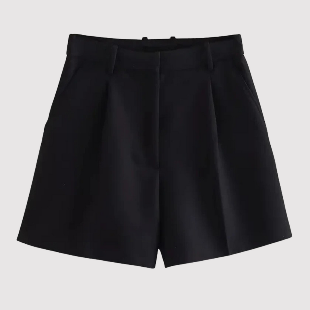Charlotte - Luxe gefaltete Shorts