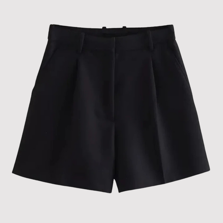 Charlotte - Luxe gefaltete Shorts