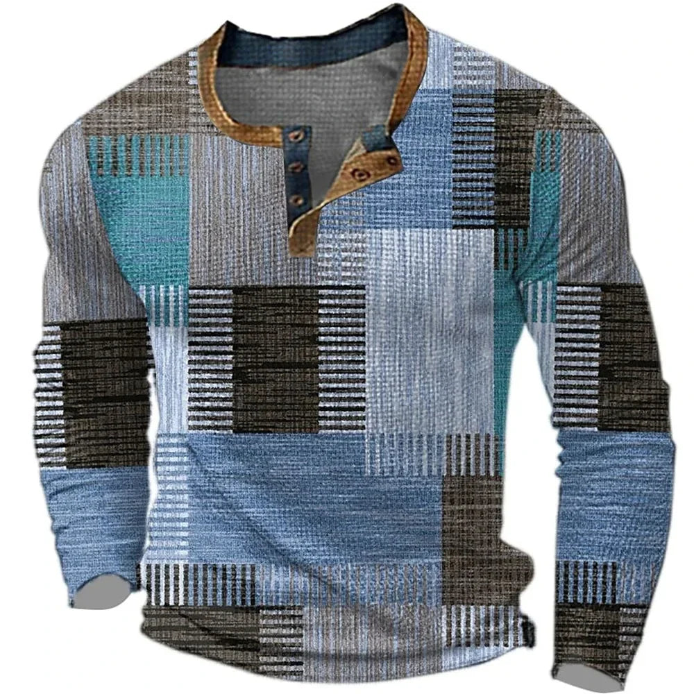 Jord™ | Farbenfrohes Herren-Langarmshirt