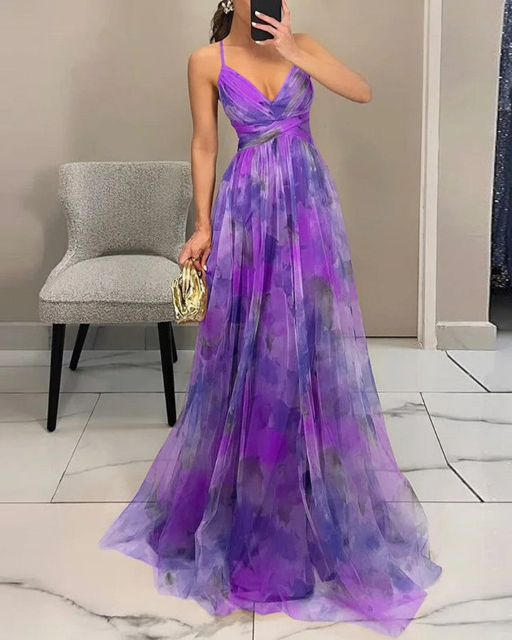 Mandy - Zauberhaftes Maxikleid mit Blumenprint