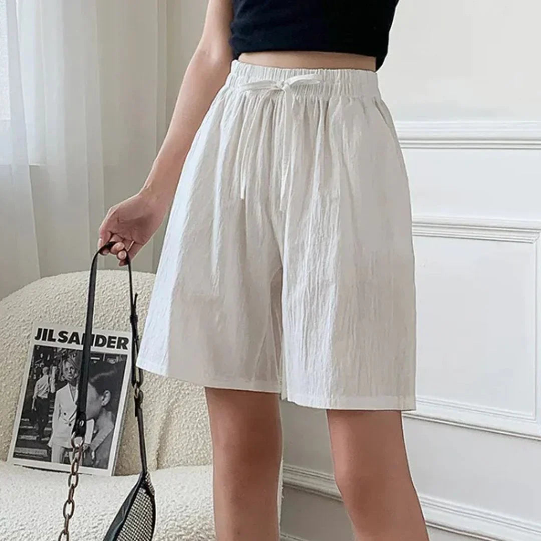 Linda - Weite Leinen Sommerhose
