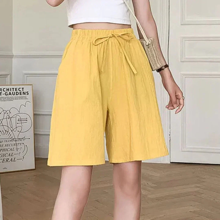 Linda - Weite Leinen Sommerhose