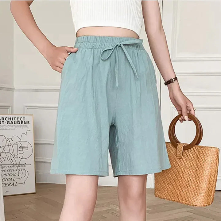 Linda - Weite Leinen Sommerhose