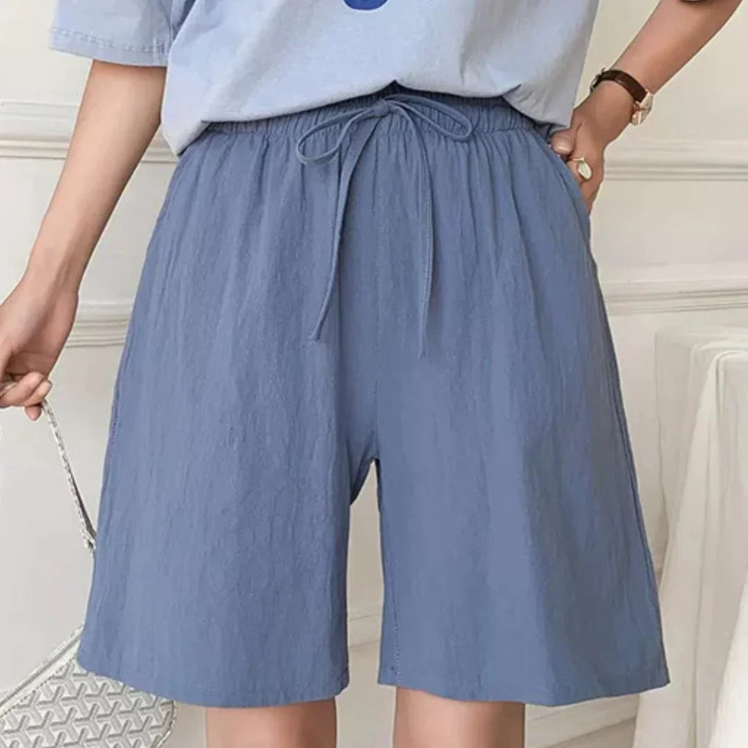 Linda - Weite Leinen Sommerhose