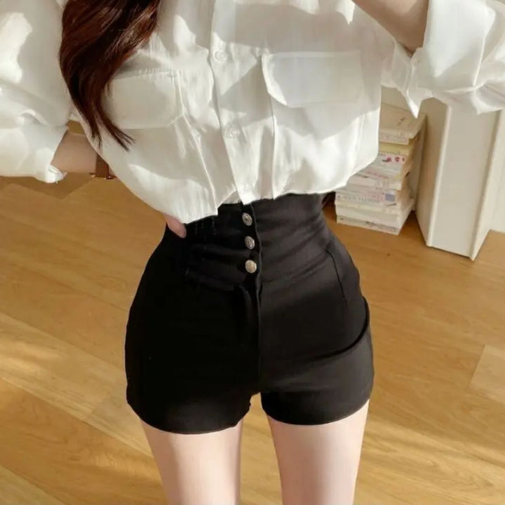 Ilse - Elegante High-Waist-Shorts