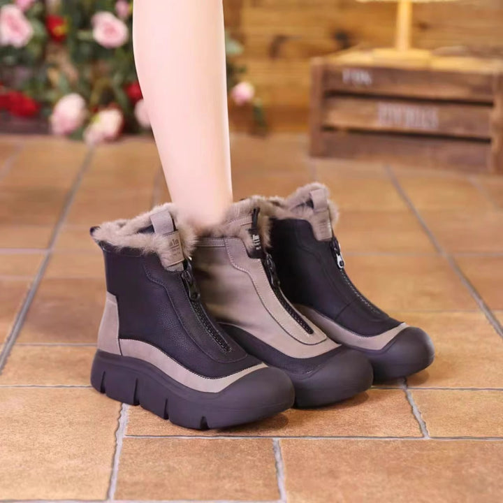 Zorlin - Wasserdichte Stiefeletten Mit Dicker Sohle